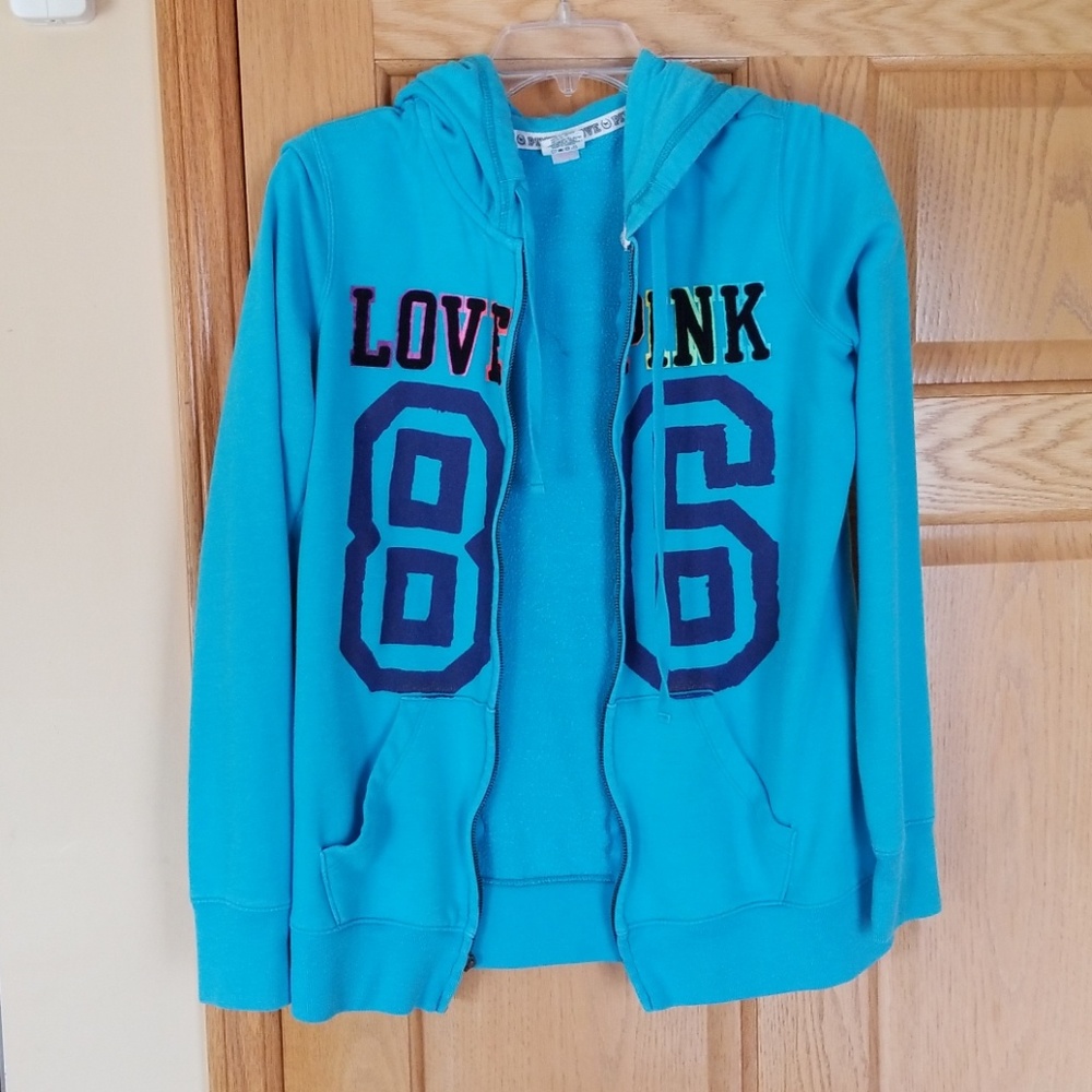 Zip up hooded sweatshirt